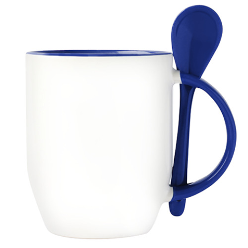 Кружка с ложкой Снежный шар