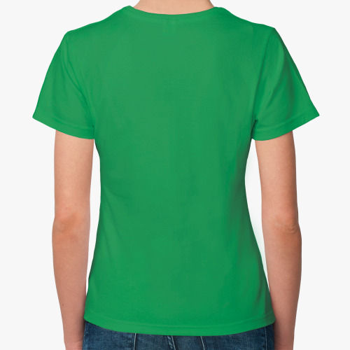 Женская футболка Green is the new black