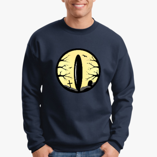 Свитшот с принтом Лунный глаз