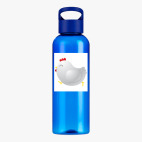 Прозрачная спортивная бутылка