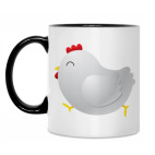 Кружка двухцветная