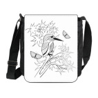 маленькая птичка в японском стиле