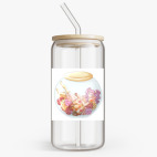 Банка с бамбуковой крышкой