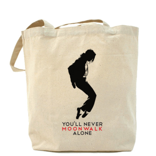 Сумка шоппер с принтом MJ