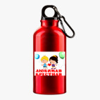 Металлическая бутылка 400 мл UV-DTF