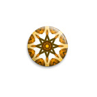 Значок 25 мм Золотая звезда