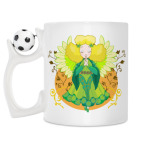 Кружка с футбольным мячиком