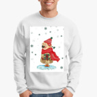 новогодний мопс