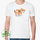 Мужская футболка органик