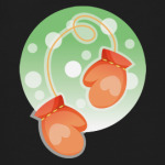 Теплые объятия. Варежки.