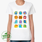 Женская футболка органик