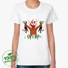 Женская футболка органик