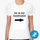 Женская спортивная футболка