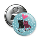 Магнит-открывашка 58 мм Милые котики