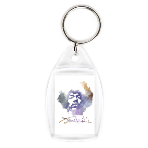 Брелок с принтом  Jimi Hendrix - Джими Хендрикс