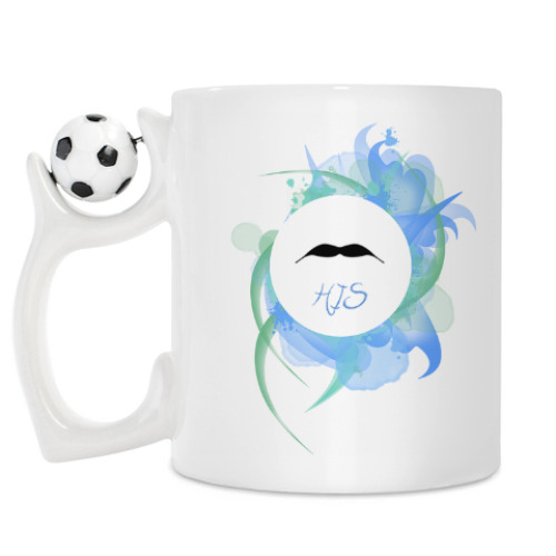 Кружка с принтом для него