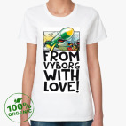 Женская футболка органик