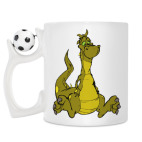 Кружка с футбольным мячиком