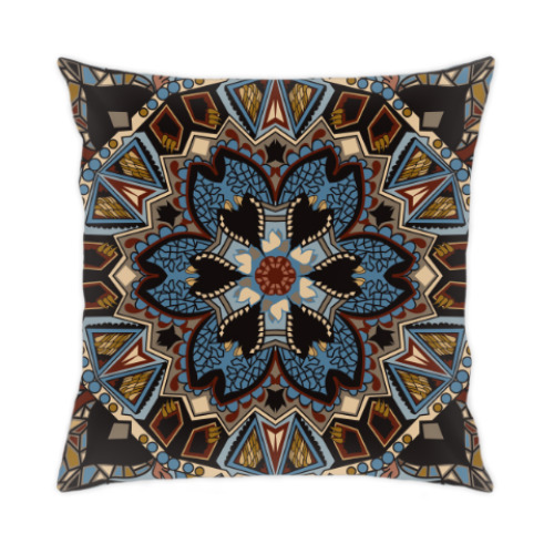 Подушка с принтом Индейский стиль