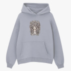 Толстовка худи оверсайз