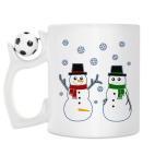 Кружка с футбольным мячиком