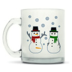 Матовая кружка Happy Snowman
