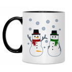 Кружка двухцветная