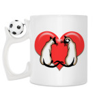 Кружка с футбольным мячиком