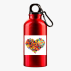 Металлическая бутылка 400 мл UV-DTF