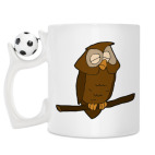 Кружка с футбольным мячиком