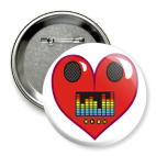 Значок 75 мм Радио