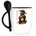 Кружка с ложкой