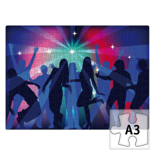 Пазл с принтом Дискотека