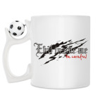 Кружка с футбольным мячиком