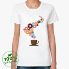 Женская футболка органик