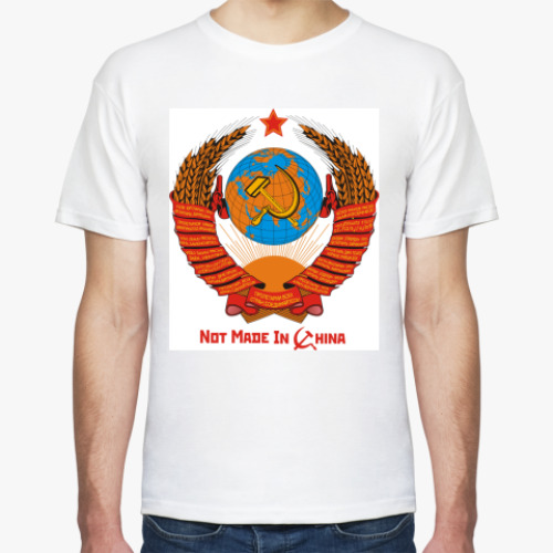 Футболка с принтом СССР герб