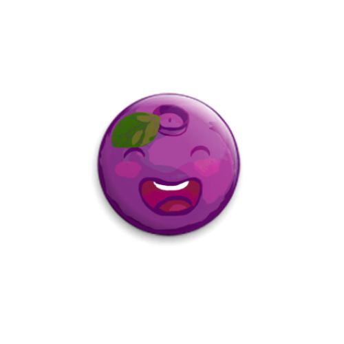 Значок 25мм с принтом  Bilberry