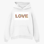 Толстовка худи оверсайз