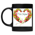 Кружка цветная UV-DTF