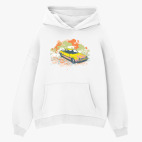 Толстовка худи оверсайз