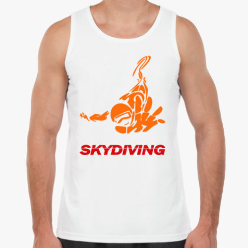 Майка с принтом SKYDIVING