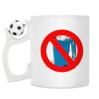 Кружка с футбольным мячиком