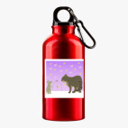 Металлическая бутылка 400 мл UV-DTF