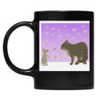 Кружка цветная UV-DTF