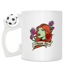 Кружка с футбольным мячиком