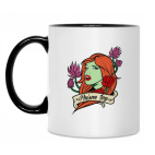 Кружка двухцветная