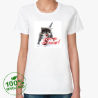 Женская футболка органик