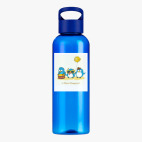 Прозрачная спортивная бутылка