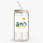 Банка с бамбуковой крышкой