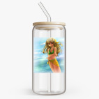 Банка с бамбуковой крышкой